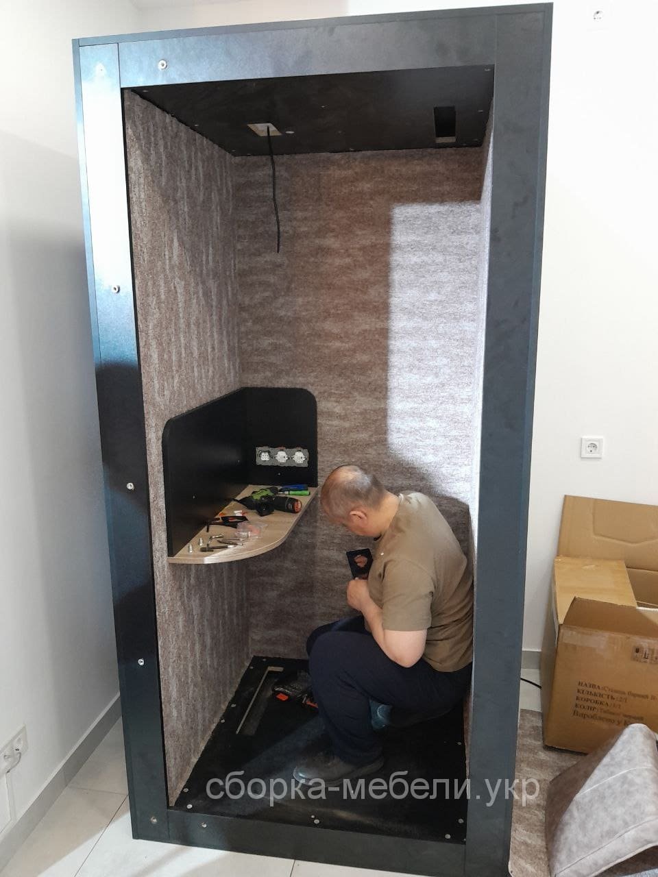 Качественный монтаж мебели на заказ